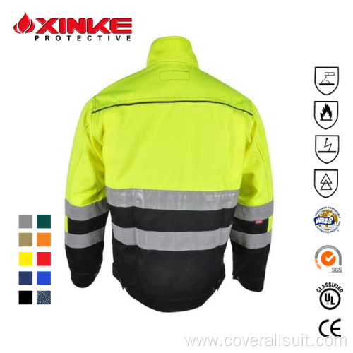 Flame Retardant Jacket Hot sale flame retardant welder jacket for workwear Manufactory